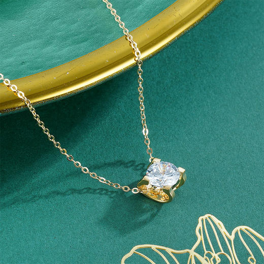 子佩集S925银【恒心】套链项链【YL-3866201】镀金2301 商品图2