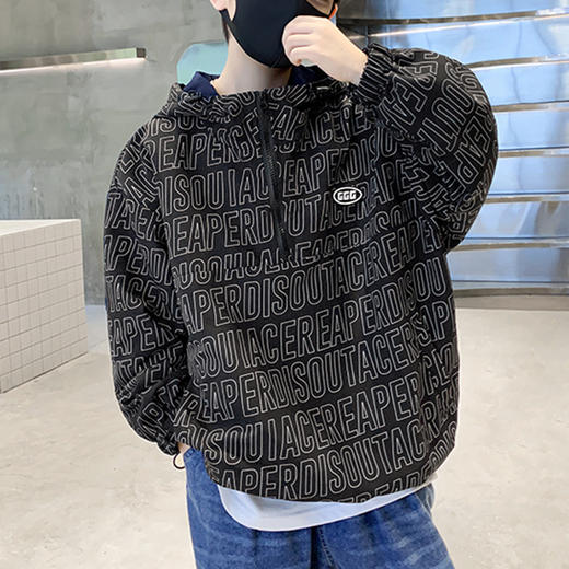 裁缝学苑TQ79男童装连帽卫衣纸样儿童外套女童上衣服装打板裁剪图 商品图4