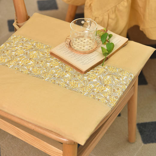 浆果系列椅垫中式四季通用加厚圆形椅垫 商品图1