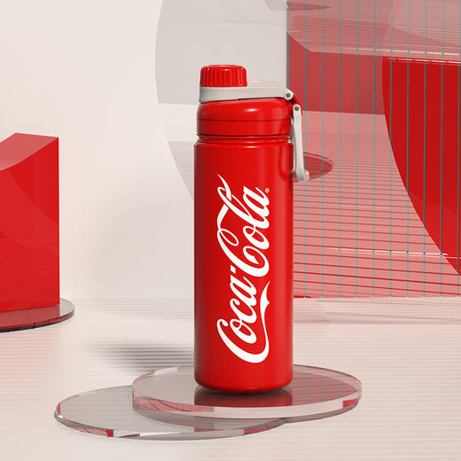 GE-CK22AW-DB9-1-格沵可口可乐联名款运动水壶（红色） 商品图2