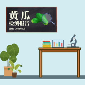 黄瓜检测报告2023年1月