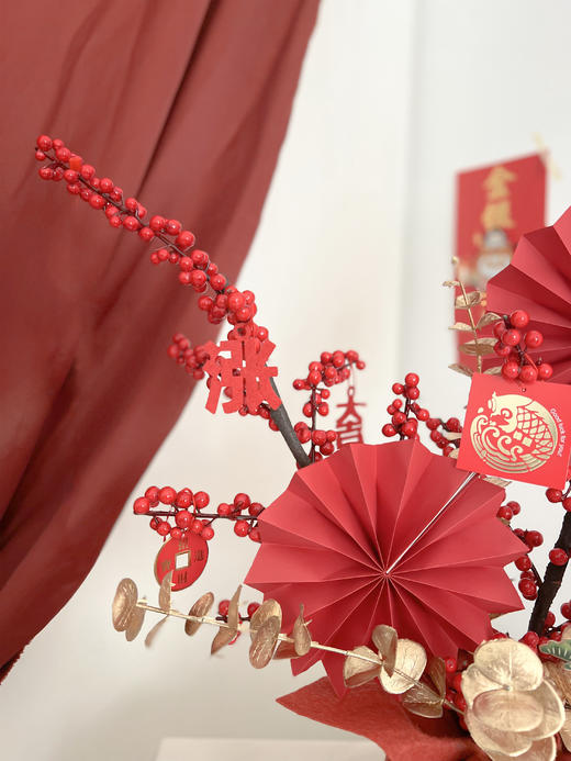 （限深圳，18号起送）【恭喜花财·冬青】2023财源滚滚，为家增添一份喜庆年味 商品图3