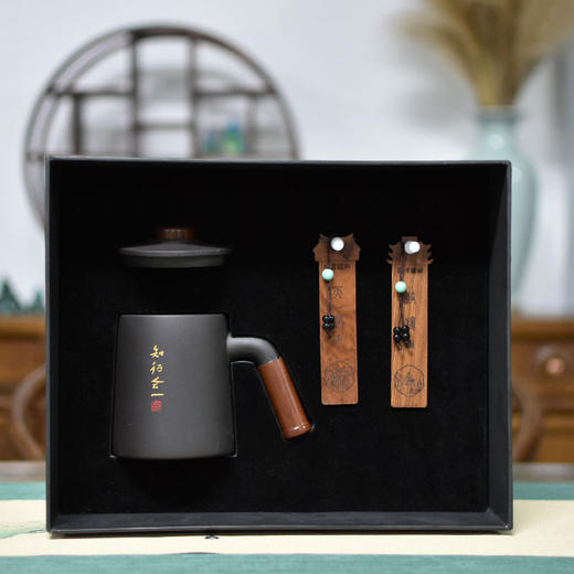 羽诗制造出品 谦谦君子套装将军杯书签文创礼盒 商品图2