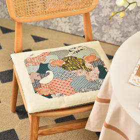 千山暮雪系列椅垫中式四季通用冬季加厚方形椅垫