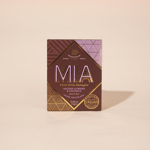 觅娅杏仁椰子巧克力制品75g 商品图0