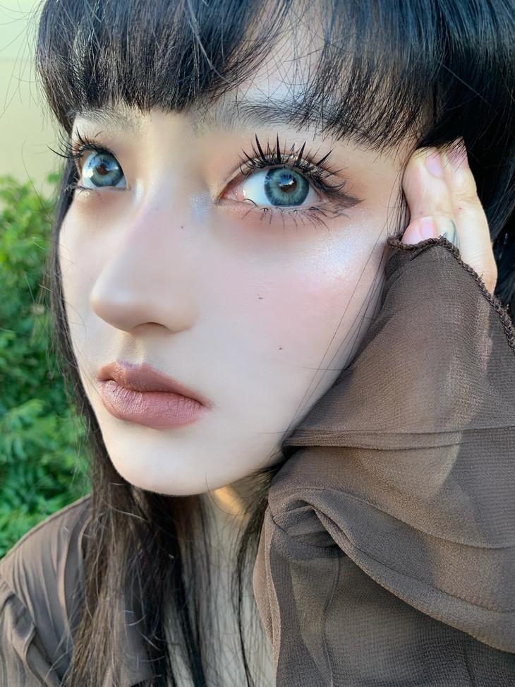 Recolook美瞳 年抛隐形眼镜 莫比乌斯环绿14.2mm 1副/2片-VVCON美瞳网18