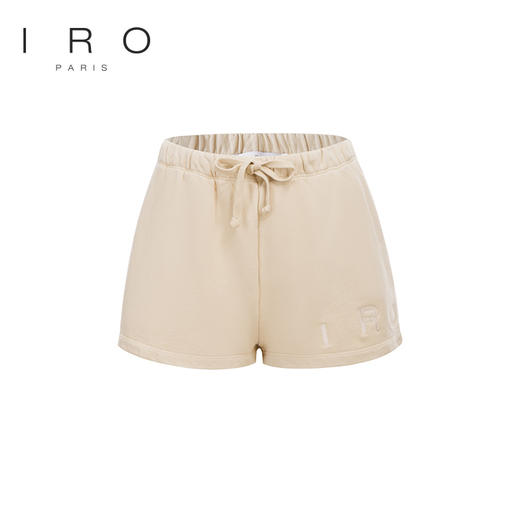 【2F】IRO春季新款法式轻奢女装休闲抽绳收腰LOGO纯棉短款卫裤 商品图4