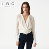 【2F】IRO春夏新款法式轻奢女装气质收腰V领条纹短款长袖纺织衫 商品缩略图3