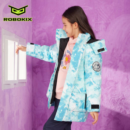 ROBOKIX男童女童儿童羽绒服防风外套拉链羽绒服 商品图1