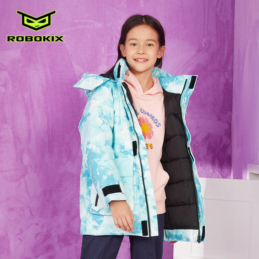 ROBOKIX男童女童儿童羽绒服防风外套拉链羽绒服 商品图4