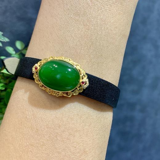 【御珠宫坊】金镶碧玉吊坠 商品图7