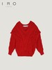 【2F】IRO【新年红色系】秋冬季女装露肩深V领慵懒风套头针织毛衣上衣 商品缩略图1