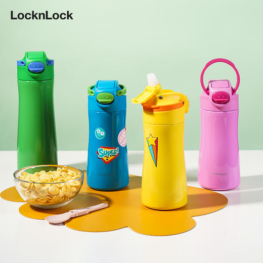 乐扣乐扣儿童保温杯水杯食品级316不锈钢 yb0929005 商品图0