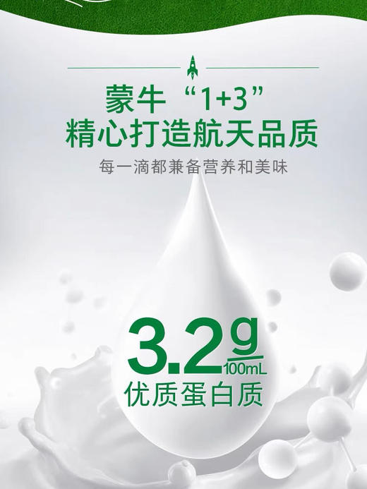 蒙牛纯牛奶200ml×24盒 商品图3