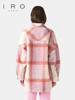 【2F】IRO【贺聪同款】法式格纹中长款衬衫式外套女装秋冬大衣 商品缩略图2
