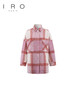 【2F】IRO【贺聪同款】法式格纹中长款衬衫式外套女装秋冬大衣 商品缩略图4