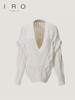 【2F】IRO【新年红色系】秋冬季女装露肩深V领慵懒风套头针织毛衣上衣 商品缩略图4