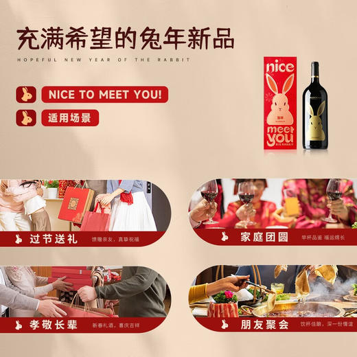 天鹅庄智利进口生肖红酒美乐干红葡萄酒1.5L礼盒装年货 兔年生肖纪念酒1.5L 商品图8