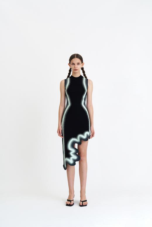 布鲁克林 波浪不对称连衣裙——PH5 23早春 商品图2