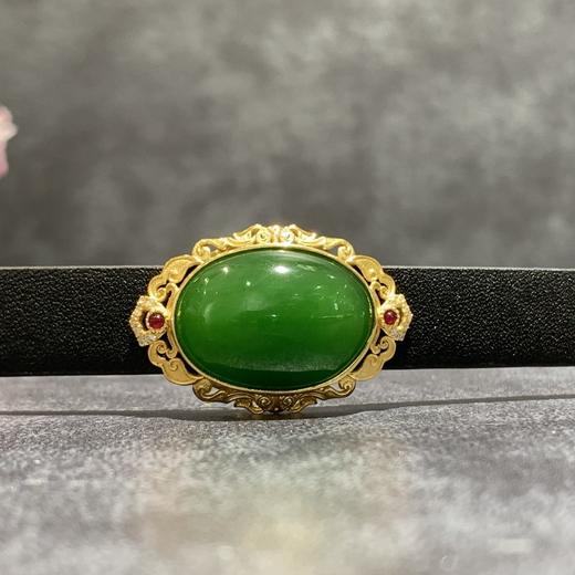 【御珠宫坊】金镶碧玉吊坠 商品图6