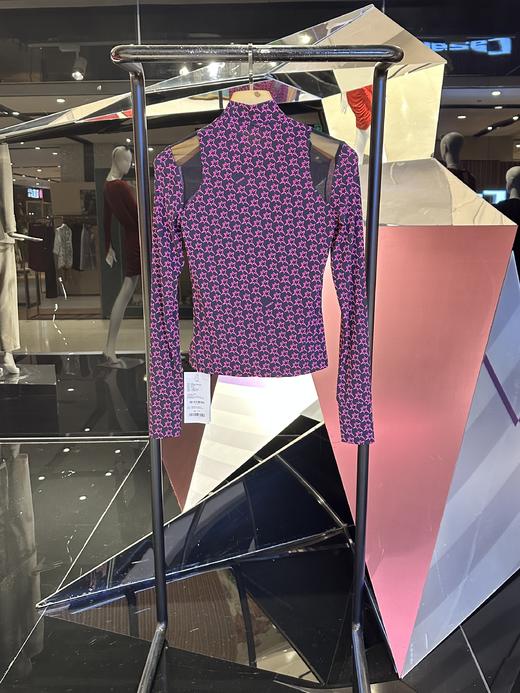 肩部微透半高领打底衫 商品图1