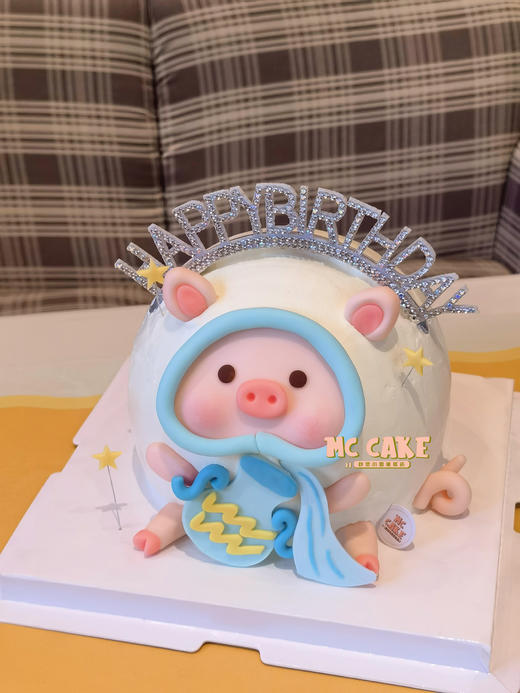 【原创星座系列】水瓶座lulu猪 商品图1