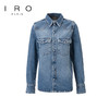 【2F】IRO【明星同款】休闲叠穿正肩复古水洗牛仔衬衫外套上衣 商品缩略图4