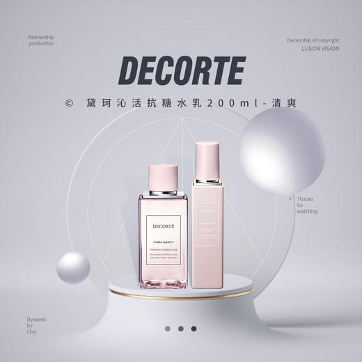 【品牌热卖】Decorte黛珂沁活抗糖水乳200ml 清爽/滋润 商品图1