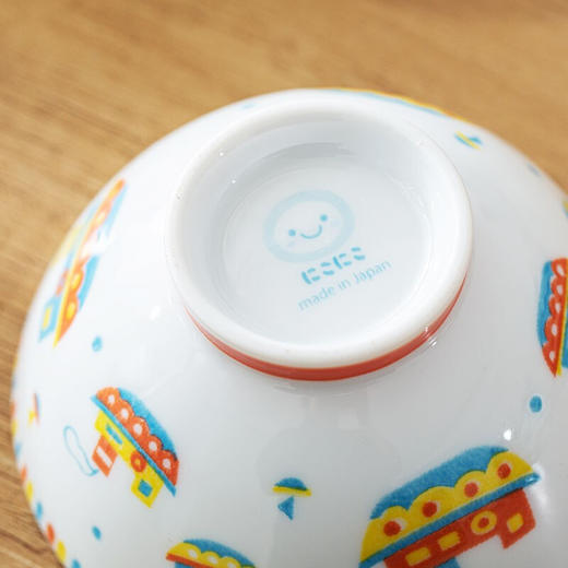 日本进口碗儿童餐具餐盘 家用卡通小碗陶瓷饭碗大碗面碗汤碗 五彩船 商品图4