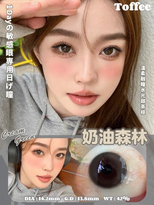 toffee 日抛 奶油森林 直径14.2mm着色13.8mm 商品图3