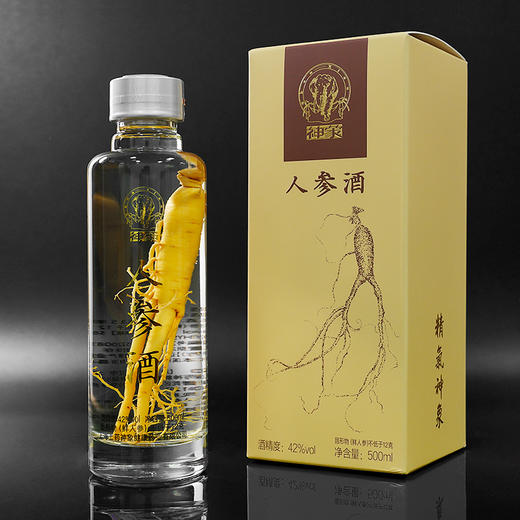 神象五年人参酒 整箱500ml*6瓶  浓香纯粮白酒 商品图6