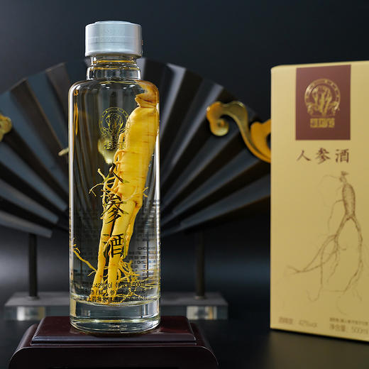 神象五年人参酒 整箱500ml*6瓶  浓香纯粮白酒 商品图5