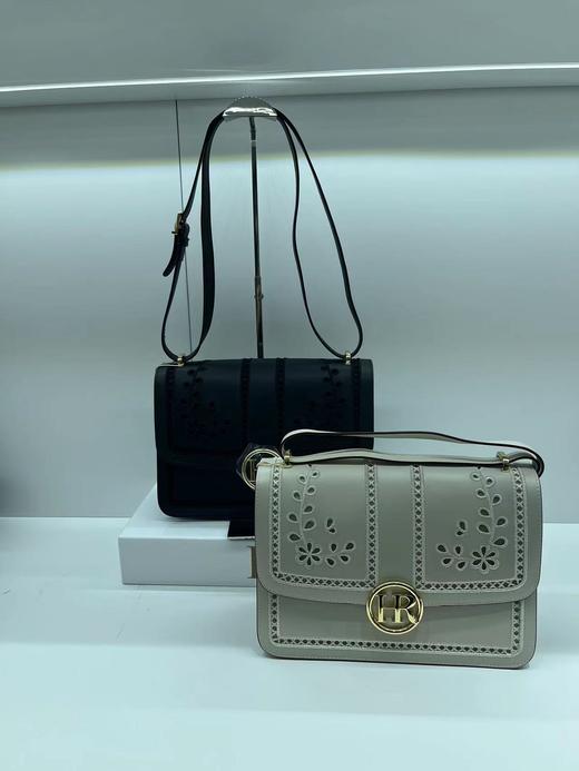 【赫莲娜】赫莲娜镂空绣花头层牛皮包 商品图0