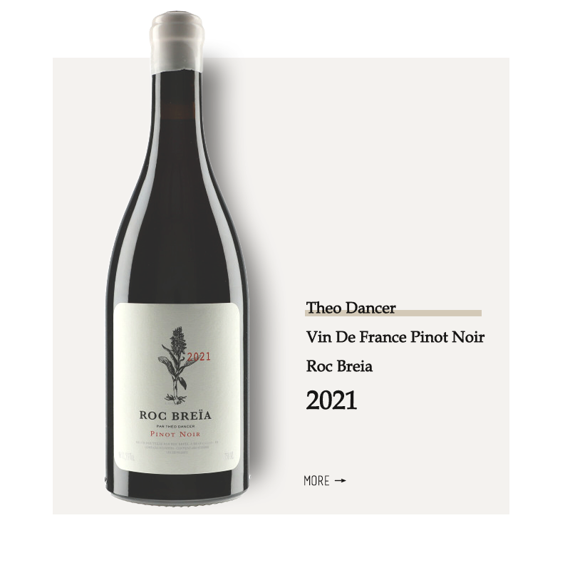 Theo Dancer Vin De France Pinot Noir Roc Breia 2021 戴欧丹瑟酒庄黑皮诺洛克布雷亚干红2021