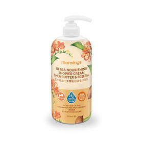 万宁Mannings 乳木果油小苍兰润养沐浴露 1000ml