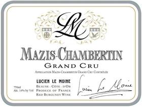 Lucien Le Moine Mazis Chambertin Grand Cru 路西安僧侣（玛兹-香贝丹特级园）红葡萄酒 2018