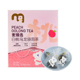 麦德龙 麦臻选 白桃乌龙袋泡茶 37.5g