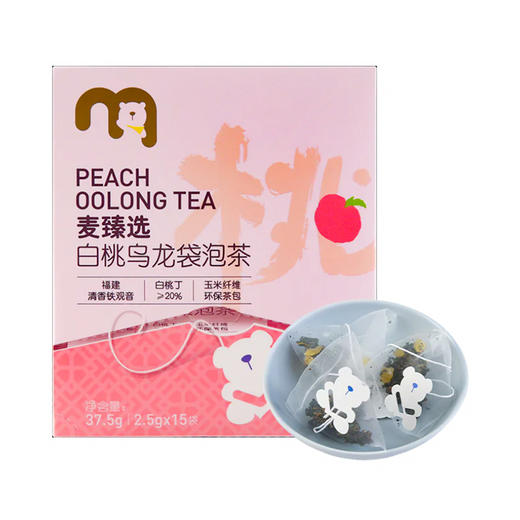 麦德龙 麦臻选 白桃乌龙袋泡茶 37.5g 商品图0