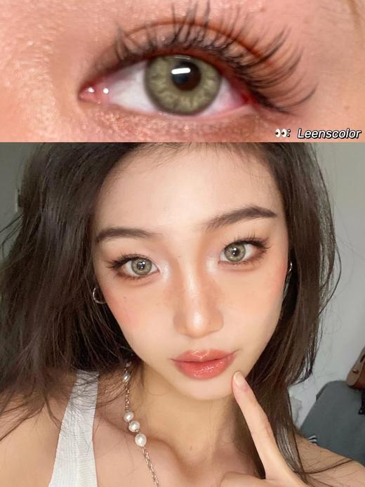 leenscolor 美瞳年抛 印巴虹膜棕 直径14.0mm着色13.2mm 商品图0