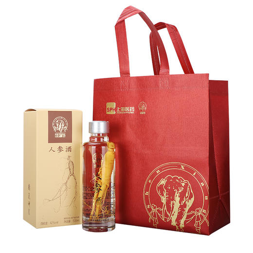 神象五年人参酒 整箱500ml*6瓶  浓香纯粮白酒 商品图8
