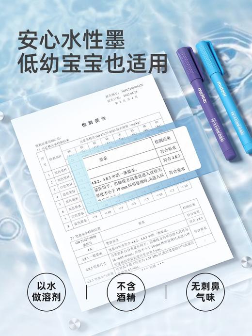 mideer弥鹿儿童水性马克笔手绘颜料彩绘套装涂鸦diy笔不透色可擦 商品图4