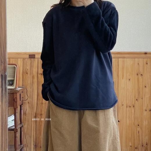 （5折）HAOLU卡其绿白藏蓝加绒卫衣 商品图7