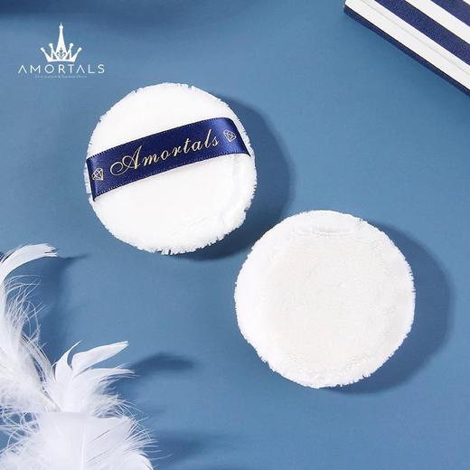 尔木萄丝绒裸肌蜜粉扑2个装 商品图0