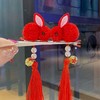 新春毛球流苏发夹 商品缩略图1