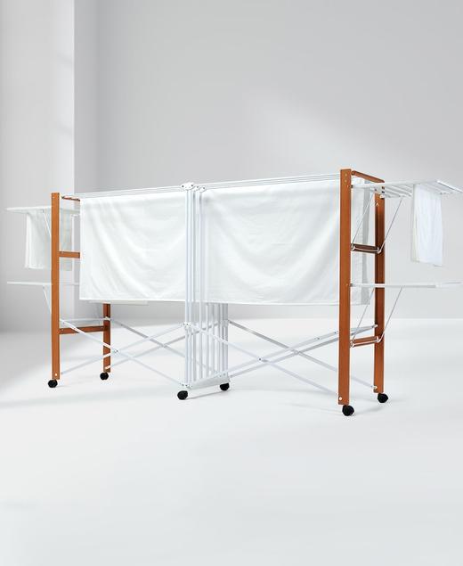 【利快】福帕进口大型小别墅晾衣架落地可折叠阳台室内移动室外平层晒衣架 商品图1