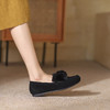 西村名物22年秋冬专柜同款女士平底休闲一脚蹬豆豆鞋毛毛鞋女外穿36341 商品缩略图0