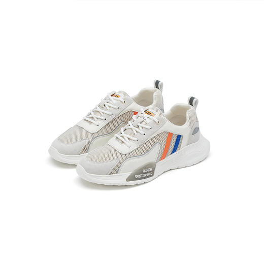 西村名物2021年秋冬商场同款男鞋韩版休闲鞋轻便防滑阿甘鞋小白鞋老爹鞋X11CW33531 商品图0