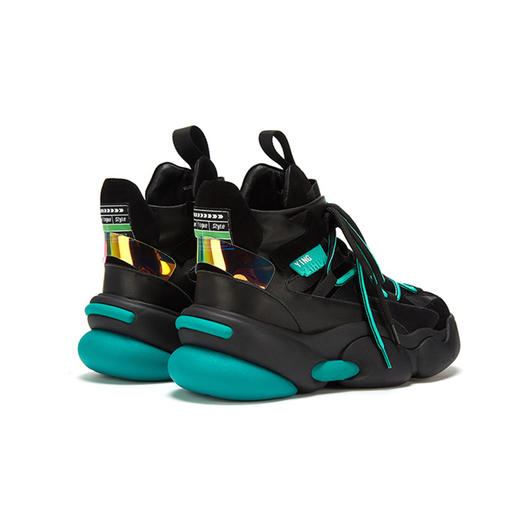 westory商场同款2020冬季老爹鞋女ins潮新款厚底高帮运动鞋百搭W20CM70761 商品图0