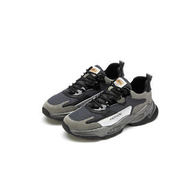 西村名物2021年秋冬商场同款男鞋韩版休闲鞋轻便防滑阿甘鞋小白鞋老爹鞋X11CW33541