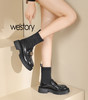 westory22年秋冬新款弹力短靴瘦瘦连袜乐福鞋82291 商品缩略图0